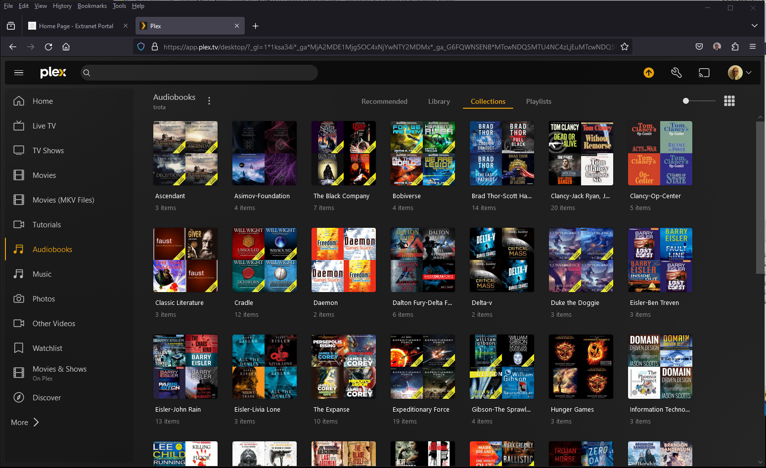 Plex Audiobooks Collection